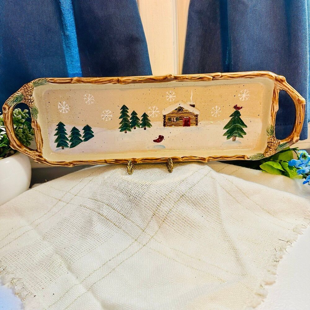 HEARTLAND Christmas Serving Tray